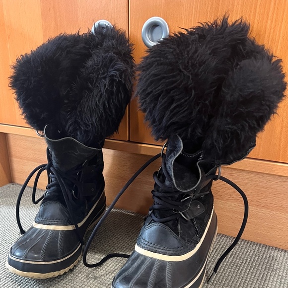Sorel Tivoli Womens Black Waterproof High Winter Boots NL 1907-010 - Picture 1 of 10